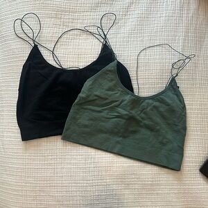 Two Urban Outfitters “out from under” tops.